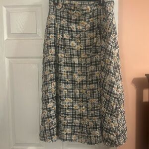 Button down skirt